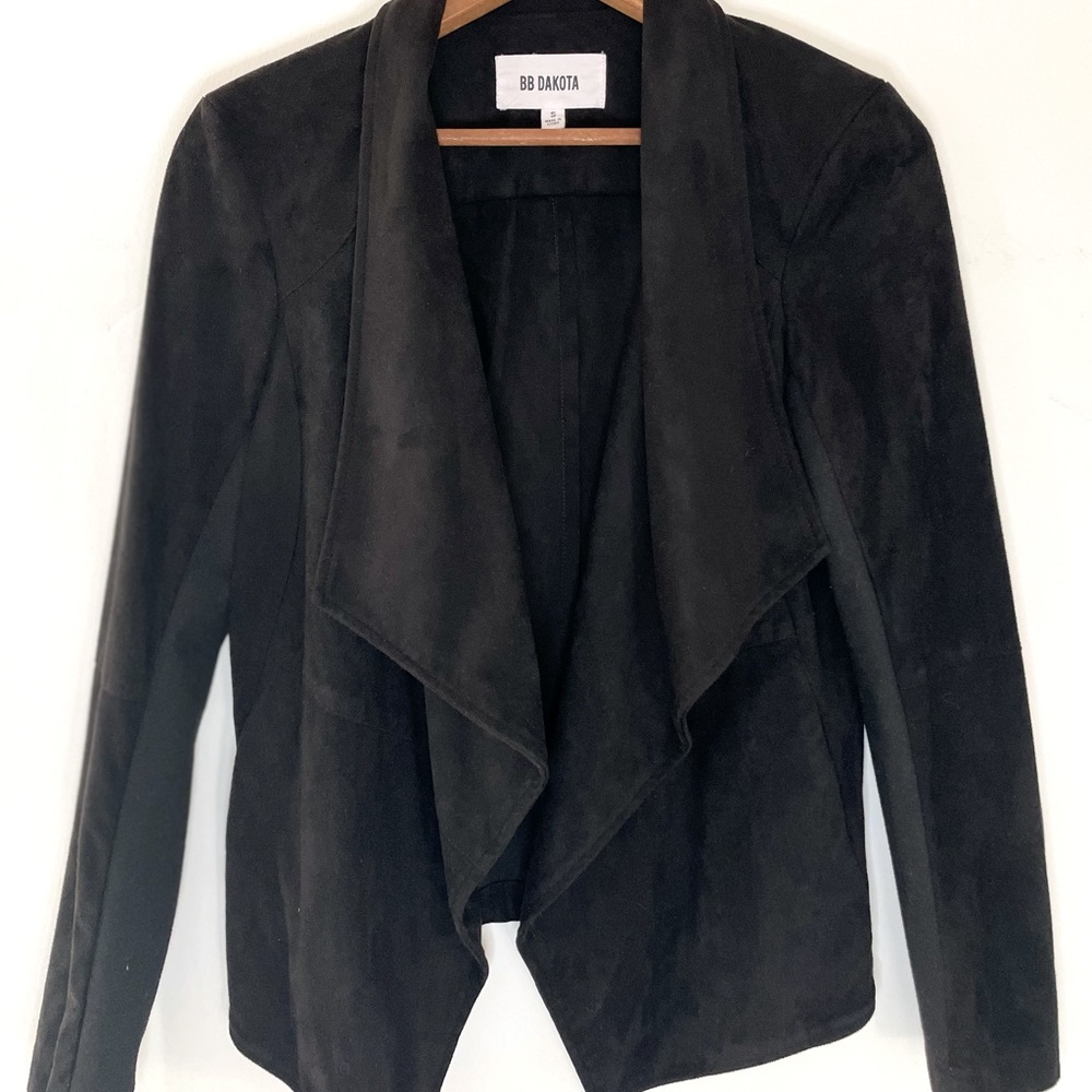 BB DAKOTA | Faux Suede Long Sleeve Jacket | Small